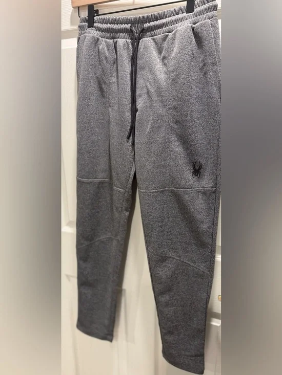 NWT Men’s Spyder Active Jogger Grey-Small - Picture 3 of 16